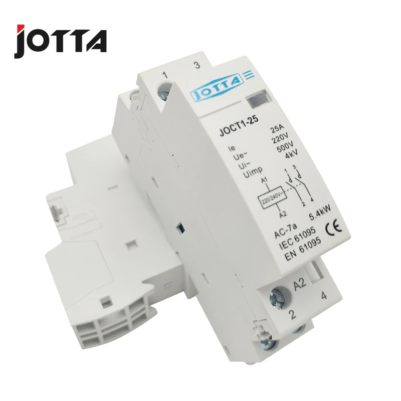 Американская классификация проводов 2р 16A/20A/25A 220 V/230 V 50/60HZ din rail AC контактор для дома 1NO 1NC/2NO/2NC