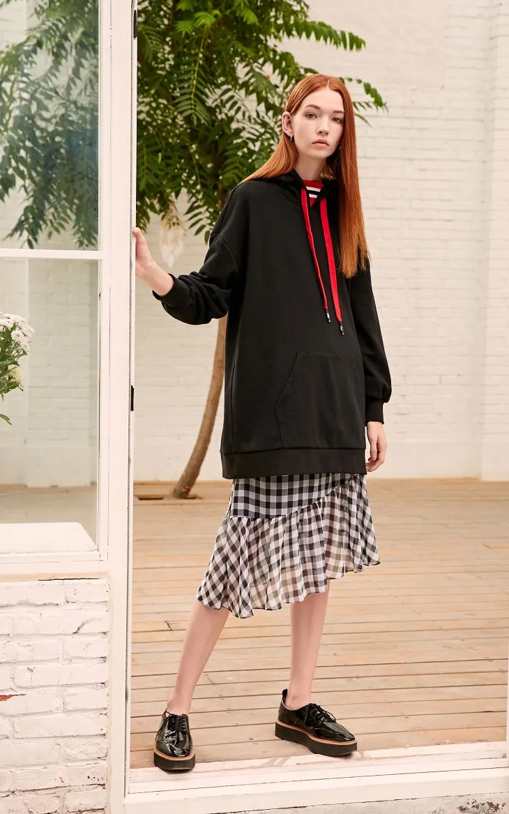 Vero Moda Женская Повседневная хлопковая толстовка с капюшоном и надписью | 318460503