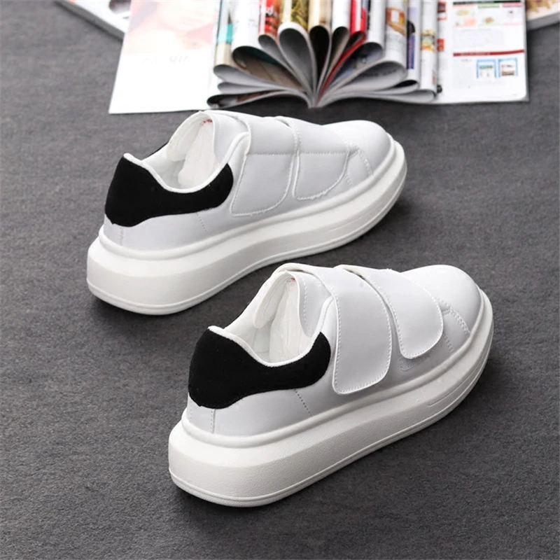 Новинка 2019 женская розовая обувь весенние высокие женские кожаные туфли белая на