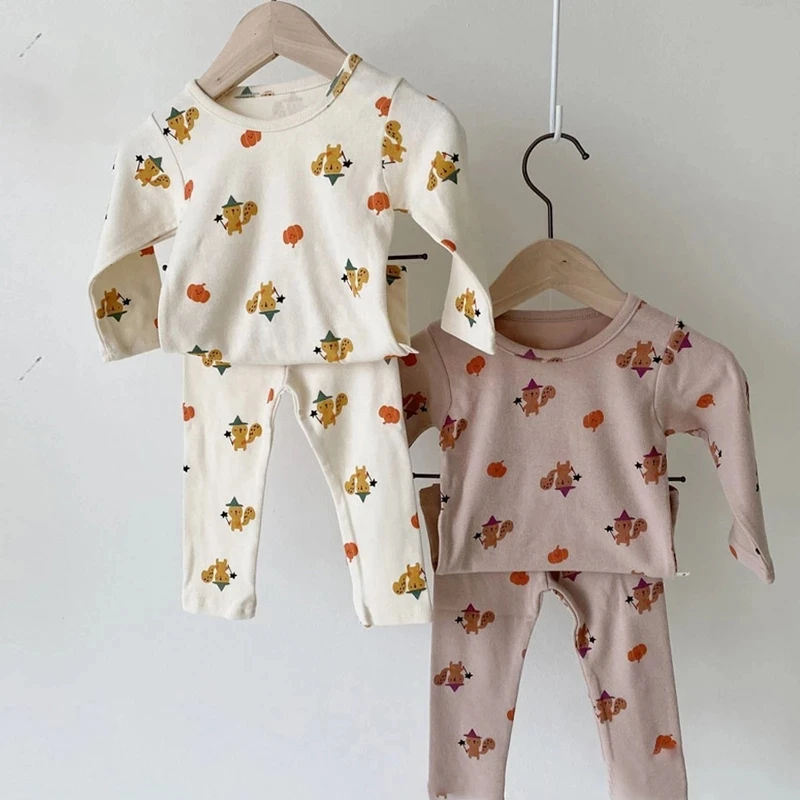 

2022 Spring Newborn Infant Pajamas For Children Girl 2Pcs Suit Baby Boy Special Clothes Kid Pajamas Set Toddler Girls Sleepwear