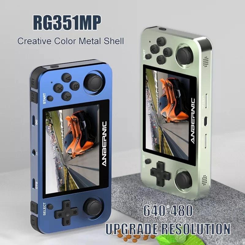 ANBERNIC RG351MP Ретро игровая консоль PS1 эмулятор плеер корпус из алюминиевого сплава 3 5