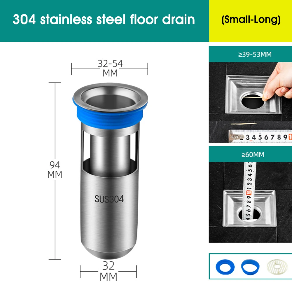 

Floor Drain Core Anti Odor Pest Proof Stainless Steel Sewer Core Deodorant Kitchen Bathroom Drain Valve