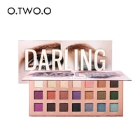 o two o 21 color pressed matte glitter palette waterproof long lasting eyeshadow pigment diamond shimmer nude shiny makeup