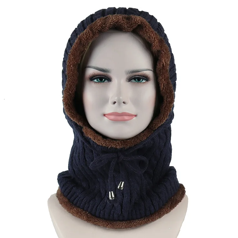 Зимняя шерстяная вязаная шапка бини мужской шарф Skullies Beanies Зимние шапки для мужчин и женщин шапки Gorras Bonnet маска брендовые шапки