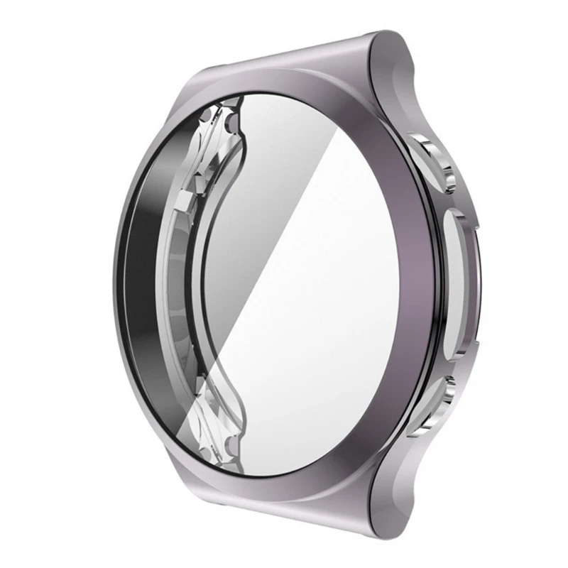 

TPU Soft Full Screen Glass Protector Case Shell Edge Frame For Huawei-Watch GT 2 Pro ECG Strap Band GT2 pro Protective
