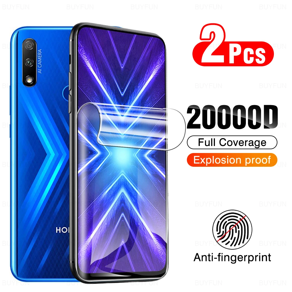 

2Pcs Hydrogel Film Screen Protector For Huawei Honor 9X 9XLite 9XPro 9A 9C 9S 9Lite 9 X Lite Cover Protective Film 6.59" STK-LX1