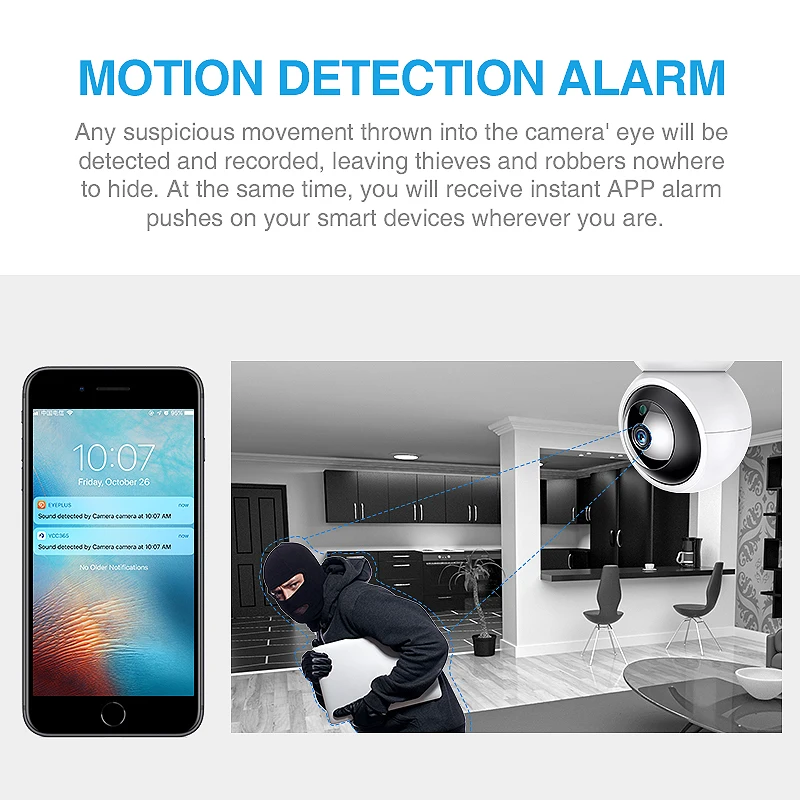 1080P автоматическое отслеживание облако беспроводной WiFi безопасности CCTV камера