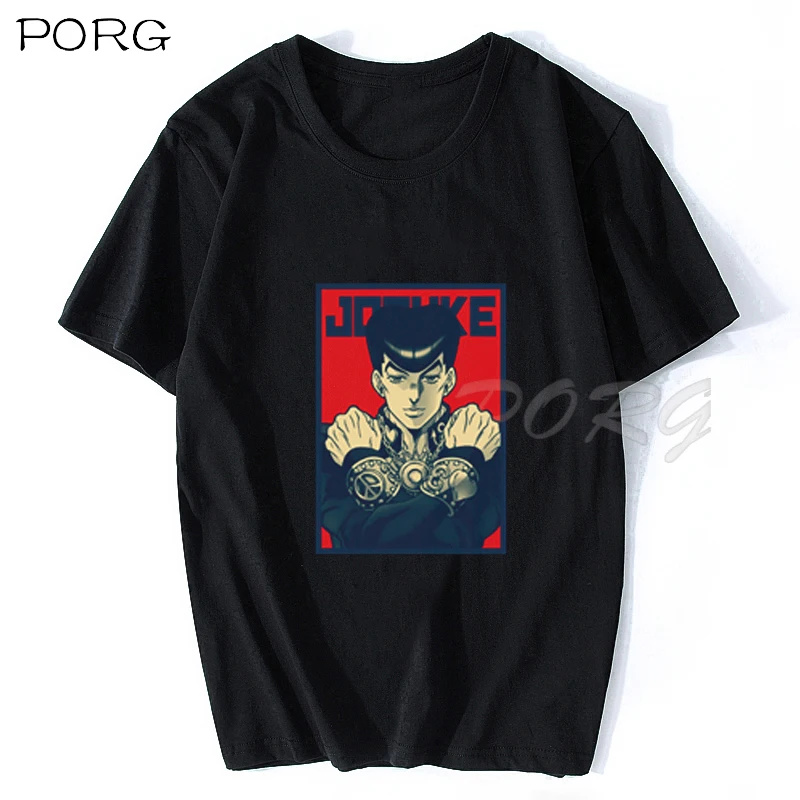 Ретро Джотаро Adventure Мужские футболки модные дизайнерские мужские повседневные