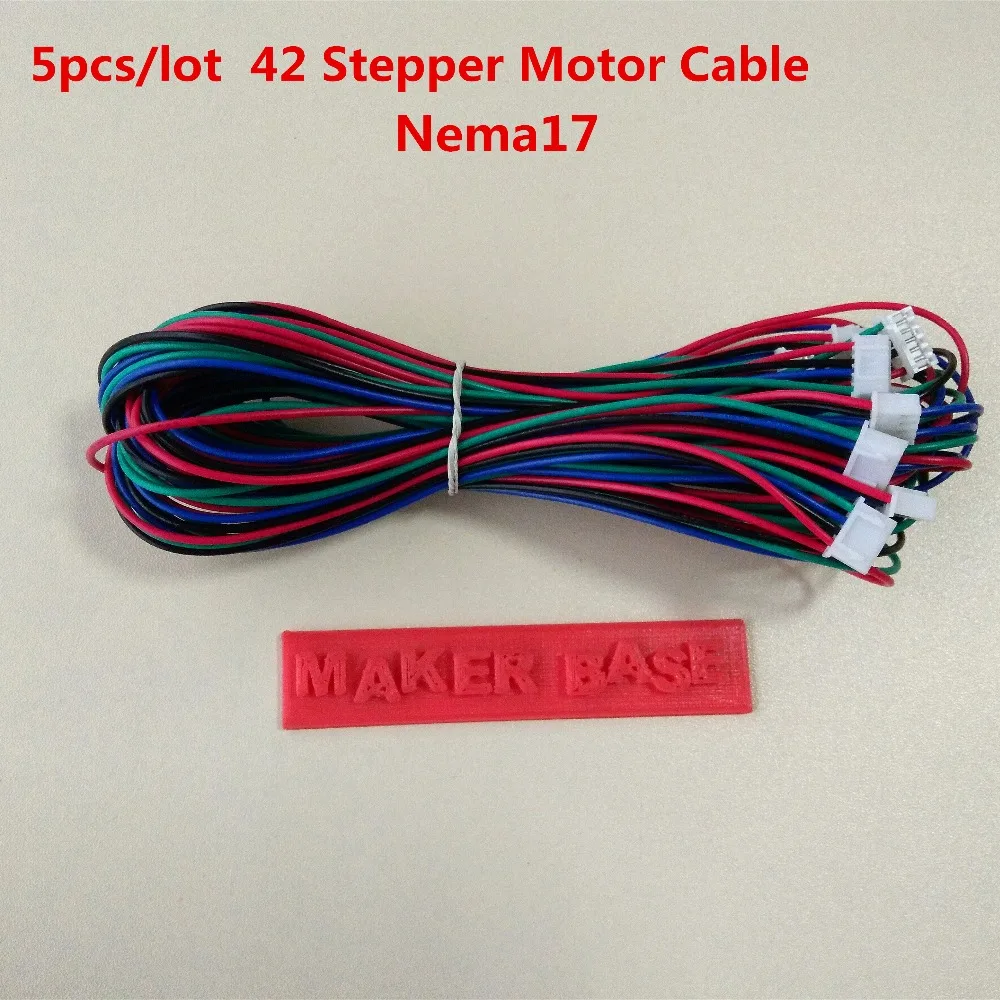 Кабель шагового двигателя nema17 RepRap проводка в сборе кабель 4 6 контактов 42 провода