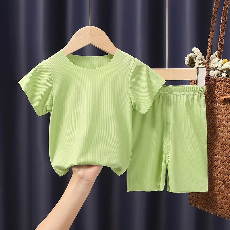 

Summer Sets for Children 2021 New Baby Boys Clothes Short Sleeve Set For Girls Toddler Clothes Children's Clothing Sets 0-4 year