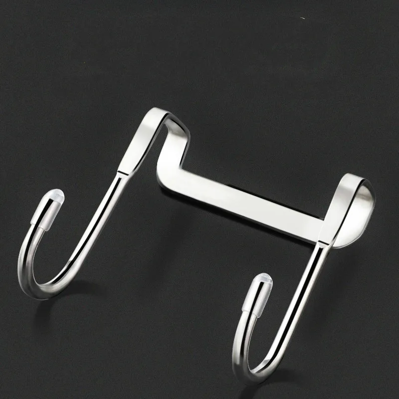 

Stainless Steel Free Punching Cabinet Door Without Trace Hook S-type Door Hanger Hanger Door Back Coat Hook Small Hook