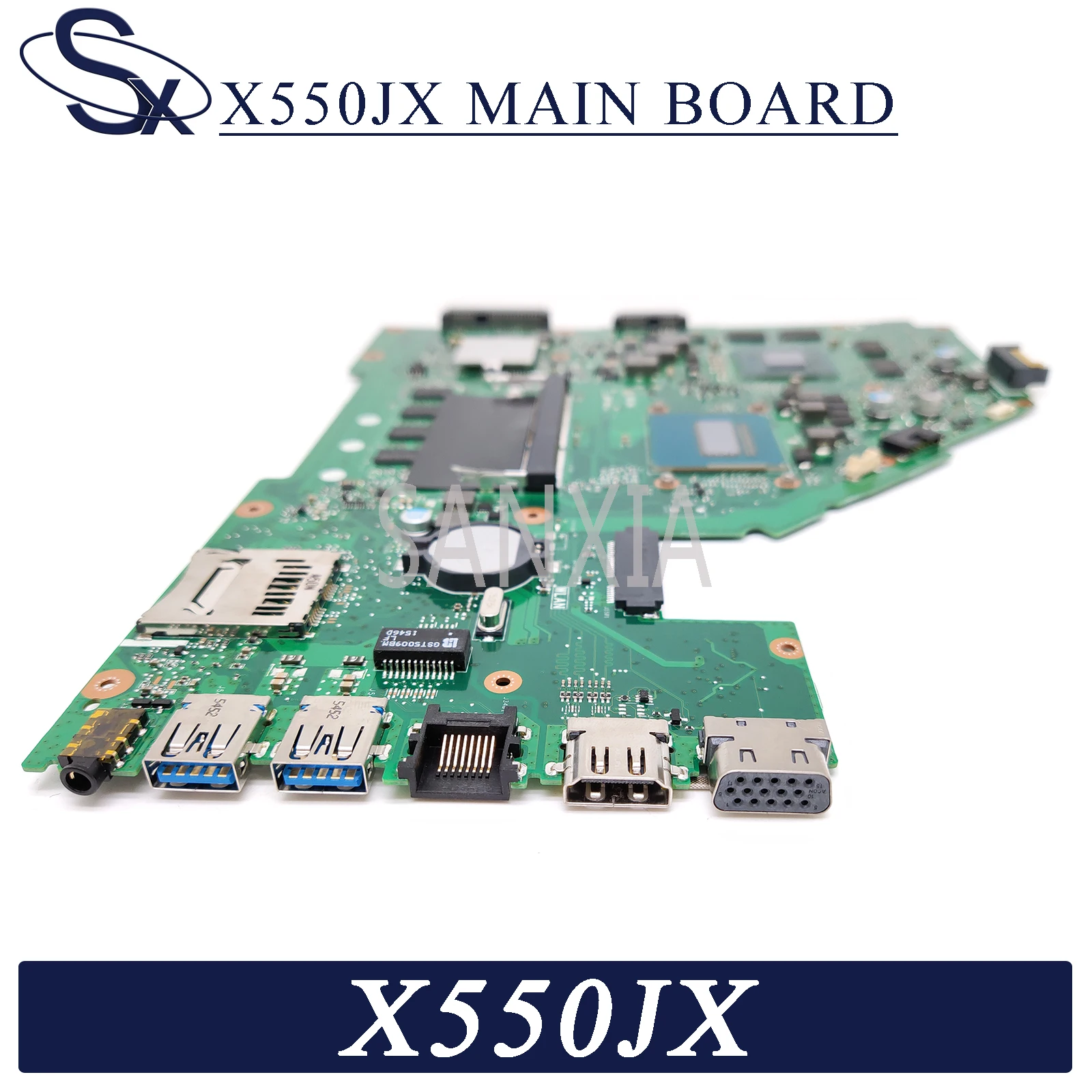KEFU X550JX материнская плата для ноутбука ASUS X550JK X550JD X550J FX50J ZX50J оригинальная 4GB-RAM I7-4720HQ