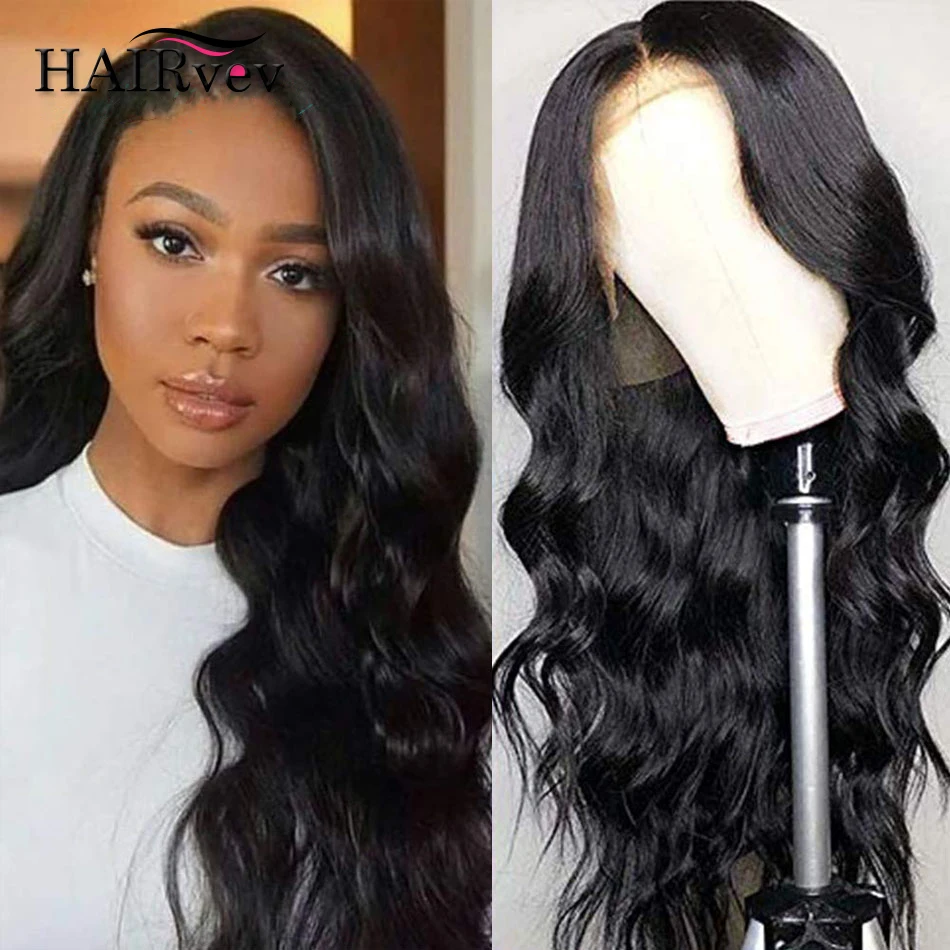 

28 Inch Brazilian Human Hair Wigs Natural Black Body Wave 13x4 Lace Front Human Hair Wigs For Women Body Curly HD Lace Front Wig