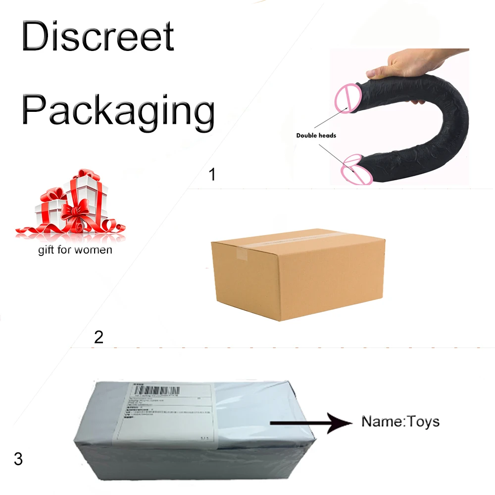 Секс-игрушки для лесбиянок Двойное проникновение длина 46 см | Красота и здоровье