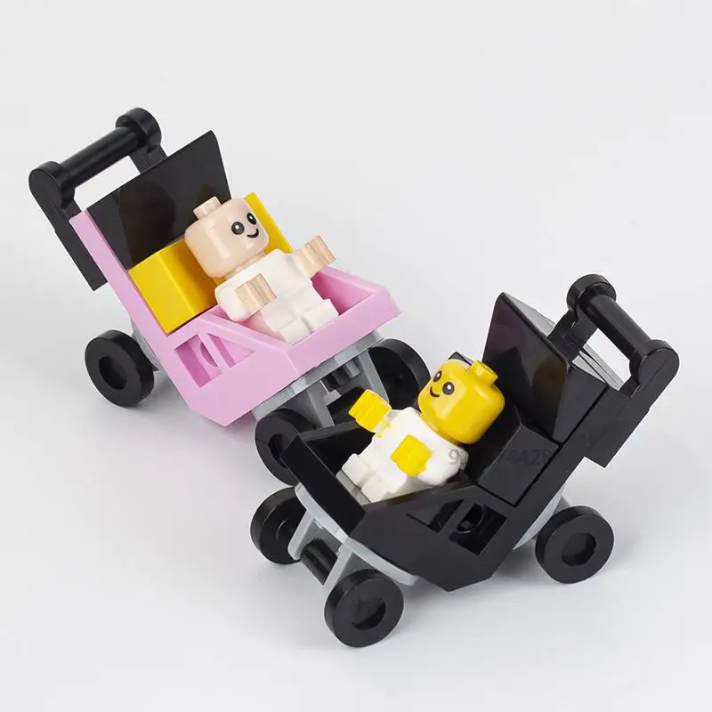 Совместимые городские МОК конструкторы кирпичи детали наборы мебели игрушки для детей друзей детская коляска бутылочки подарки.