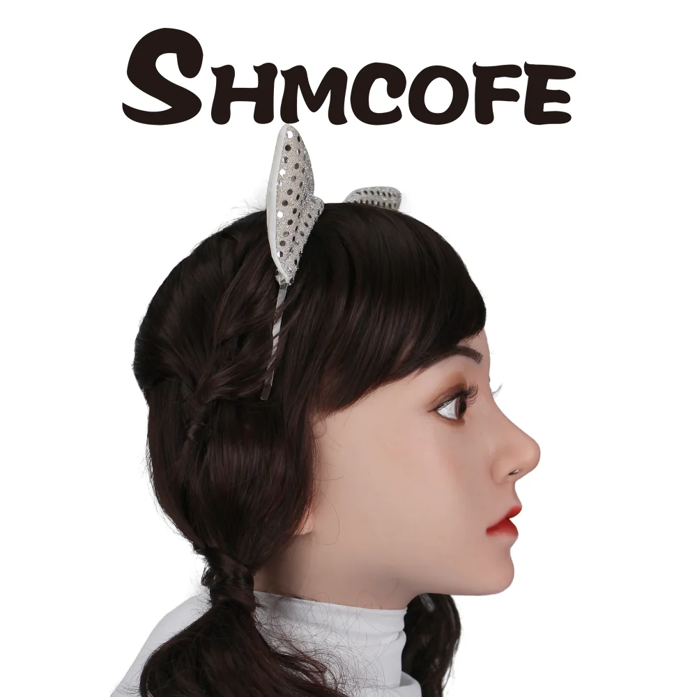 SHMCOFE Elvira Женская Силиконовая Маска Реалистичные головные уборы для Хэллоуина