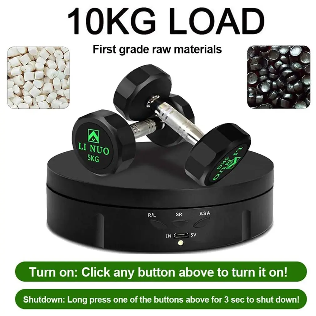 3 скорости Электрический вращающийся стенд зеркало 360 градусов поворотный