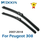 Щетки стеклоочистителя MIDOON для Peugeot 308 хэтчбекSWCC T7  T9 2007 2008 2009 2010 2011 2012 2013 2014 2016 2017 2018