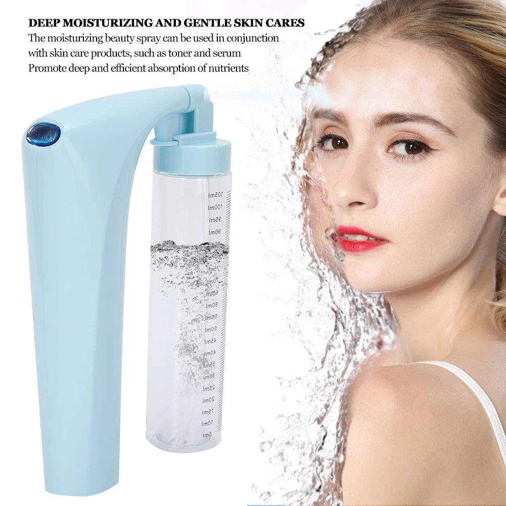 

1set Women/Men Handheld High Pressure Oxygen Injection Machine Portable Nanometer Face Moisturizing Spray