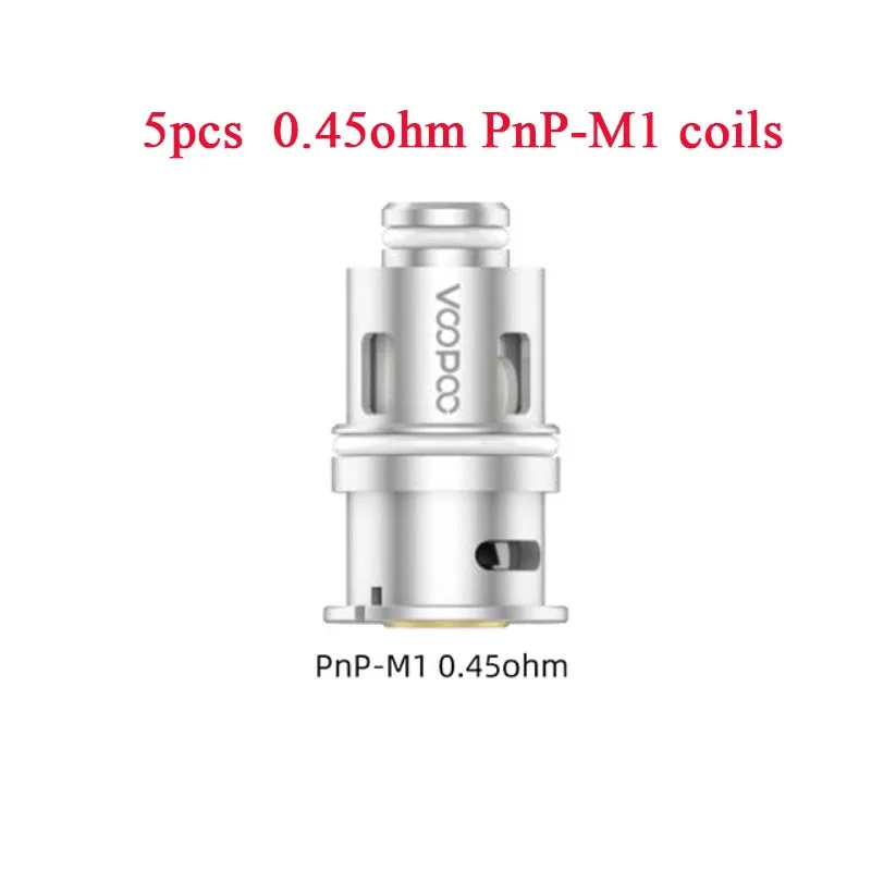 0.45ohm PNP M1 5pcs Испания! VOOPOO VINCI Mod Pod Vape комплект с аккумулятором 1500mAh и 5,5 мл Pod вейп-комплект электронной сигареты против Drag Nano/Drag 2 - Цвет: 0.45ohm PNP M1 5pcs