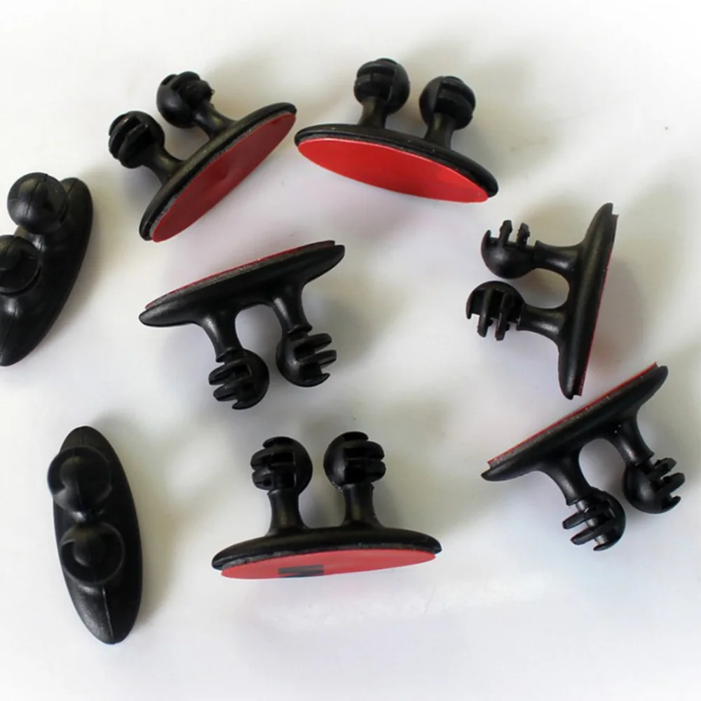 4 шт. автомобильный фиксированный зажим для кабеля автомобиля проволочная Пряжка