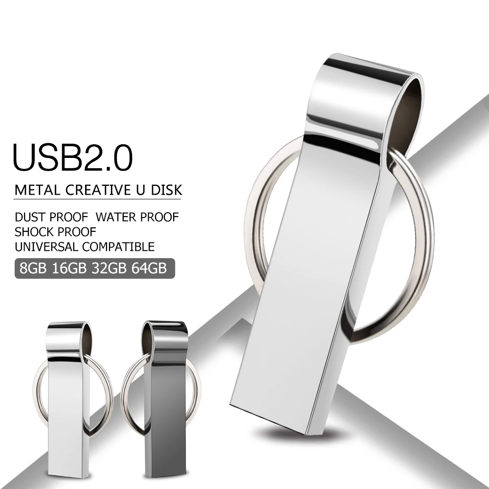 

Metal Pen Drive 128GB Cle Usb Flash Drives 32GB 16GB Pendrive 64GB Memoria Usb Stick 8GB Mini Chiavetta Usb Key Gift Custom Logo