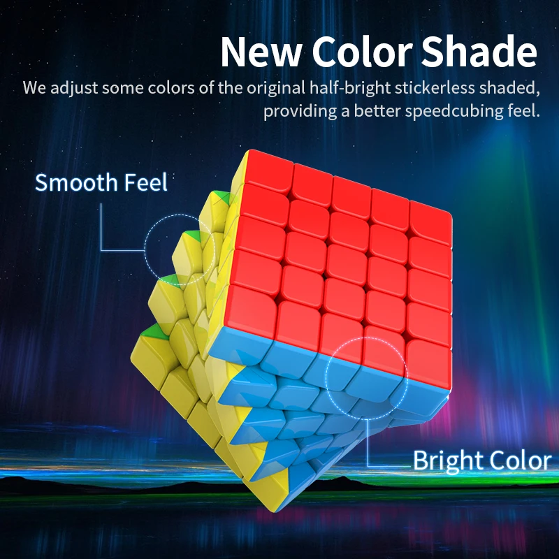 HelloCube 2020 версия Moyu Aochuang 5x5 WR M Магнитная магический куб профессиональный Магнитный