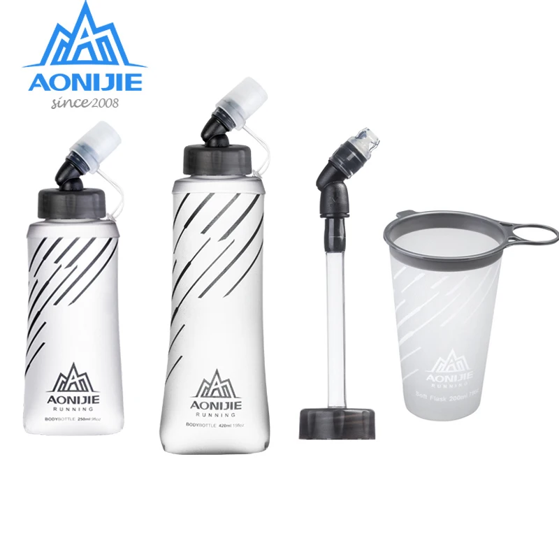 AONIJIE SD21 мягкая фляжка 250 мл 420 складная бутылка для воды гидратация пузырь бега