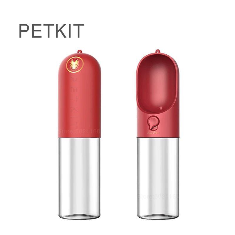 Горячая PETKIT собачья Питьевая чашка версия Marvel для прогулок портативная водная напольная чашка чайник товары для домашних животных бутылка для воды для собак