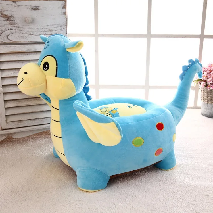 Милый Детский мягкий игрушечный стул детское мультяшное Сиденье животное