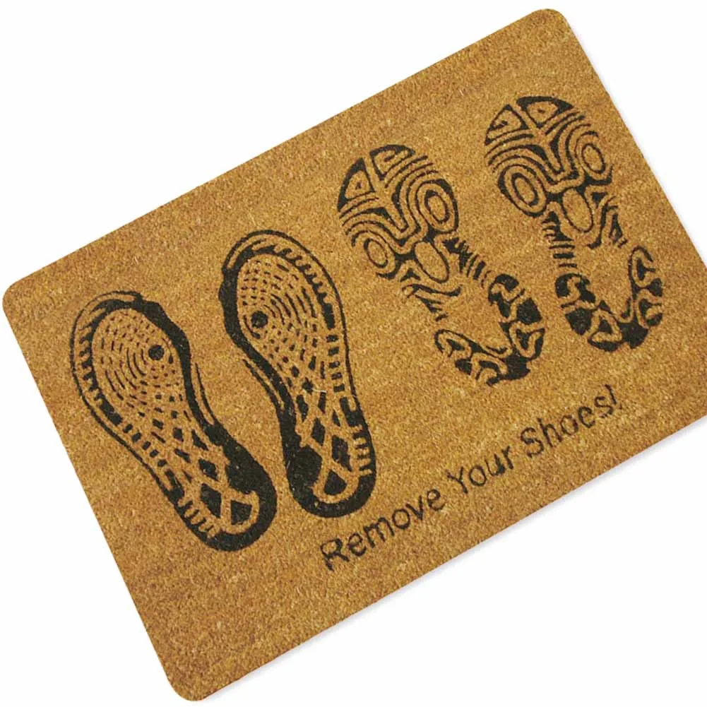 Shoe board Коврик для двери, коврик для входной двери, напечатанное слово, Противоскользящий коврик, коврик для пола, смешной коврик для входной двери, коврик для пола - Цвет: Shoe board