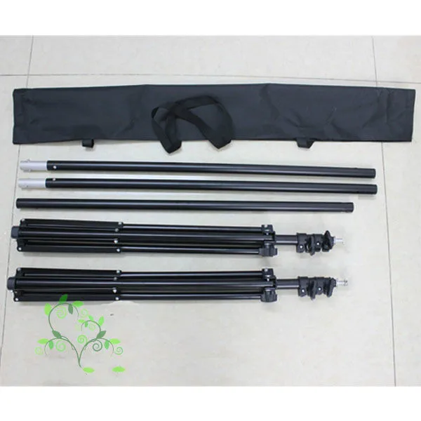 Продажа 2 м х 2 м Стенд Штатив Поддержка фона Фото Студия комплект фотографии Держатель светильник подставка + перекладина