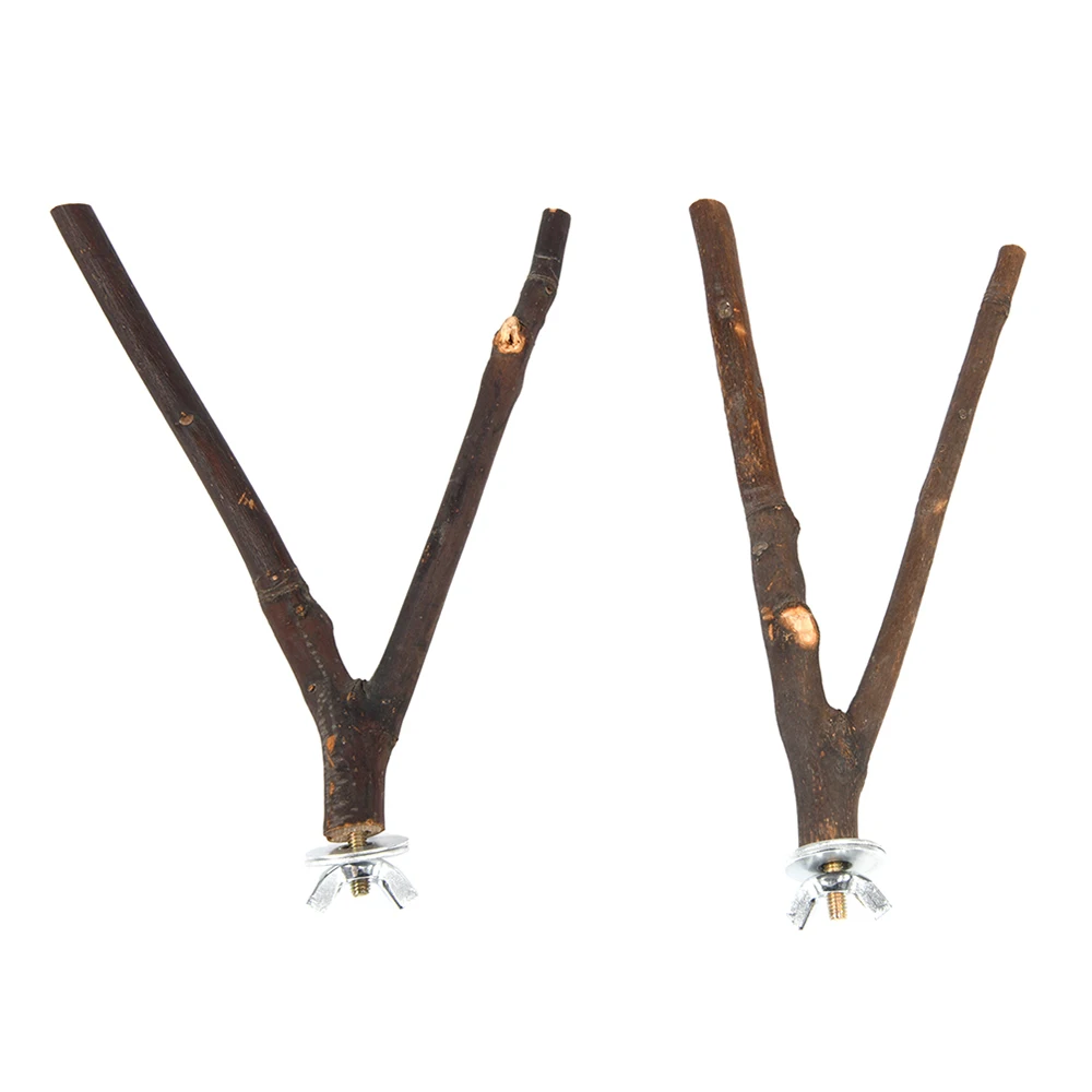 Parrot Bird Standing Stick Wood Pole Cockatiel Parakeet Perches Bite Claw Grinding Toy Cage Accessories Pet Toys | Дом и сад