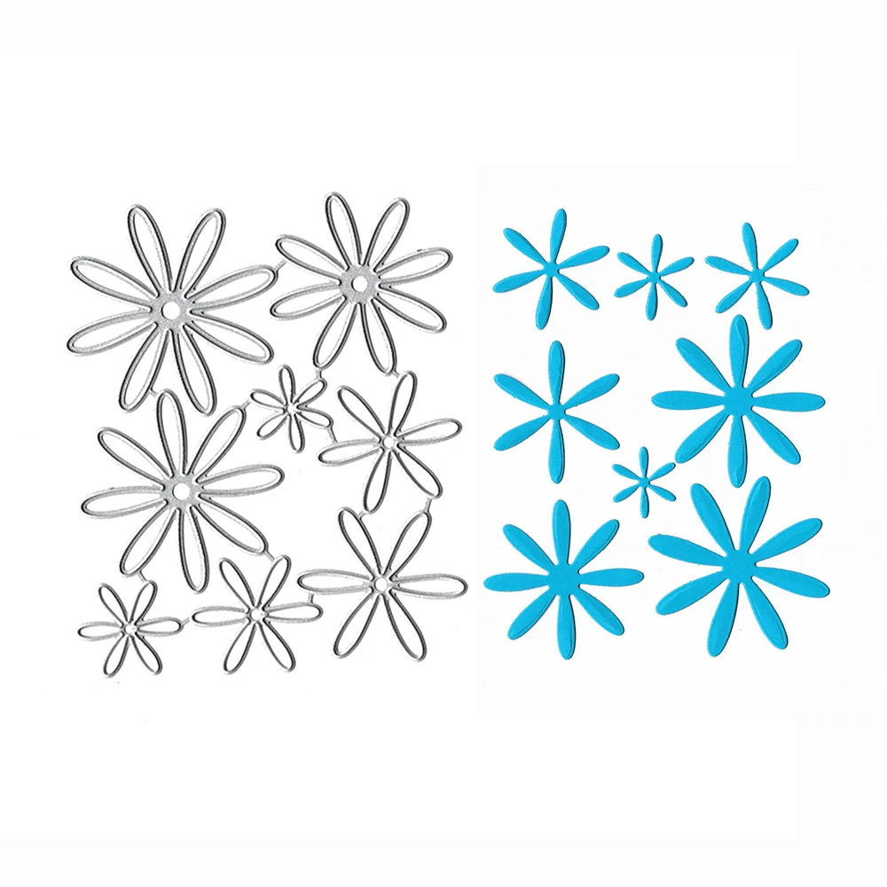 

Flower Cutting Dies For Scrapbooking Card Making Photo Album Decor Embossing Stencil Template Craft Die Cut Metal Corte Morre