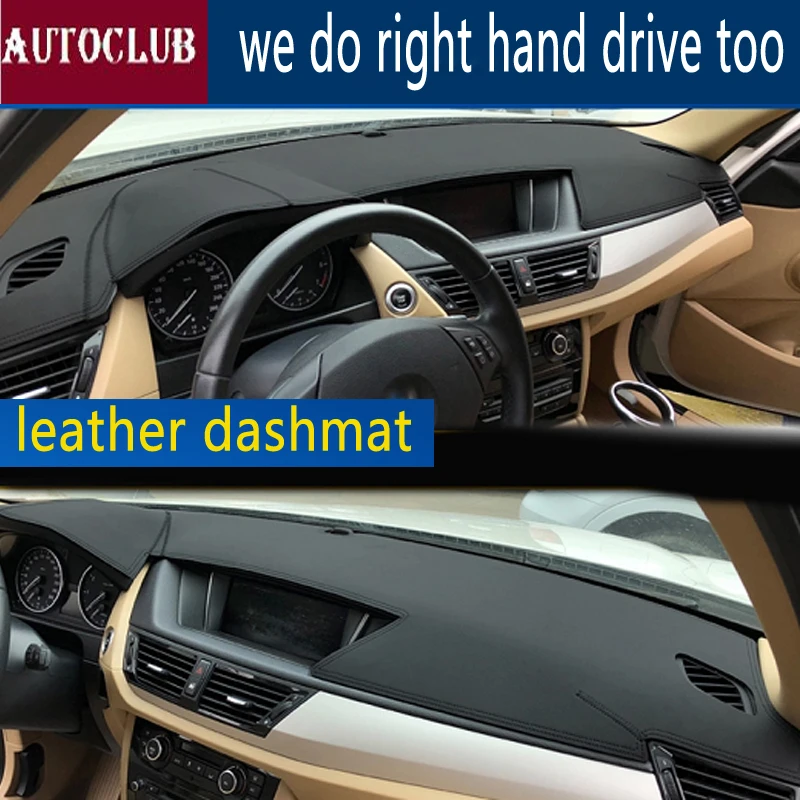 

For BMW X1 e84 G1 2009 2010 2011 2012 2013 2014 2015 Leather Dashmat Dashboard Cover Dash Mat Sunshade Carpet Car Styling auto