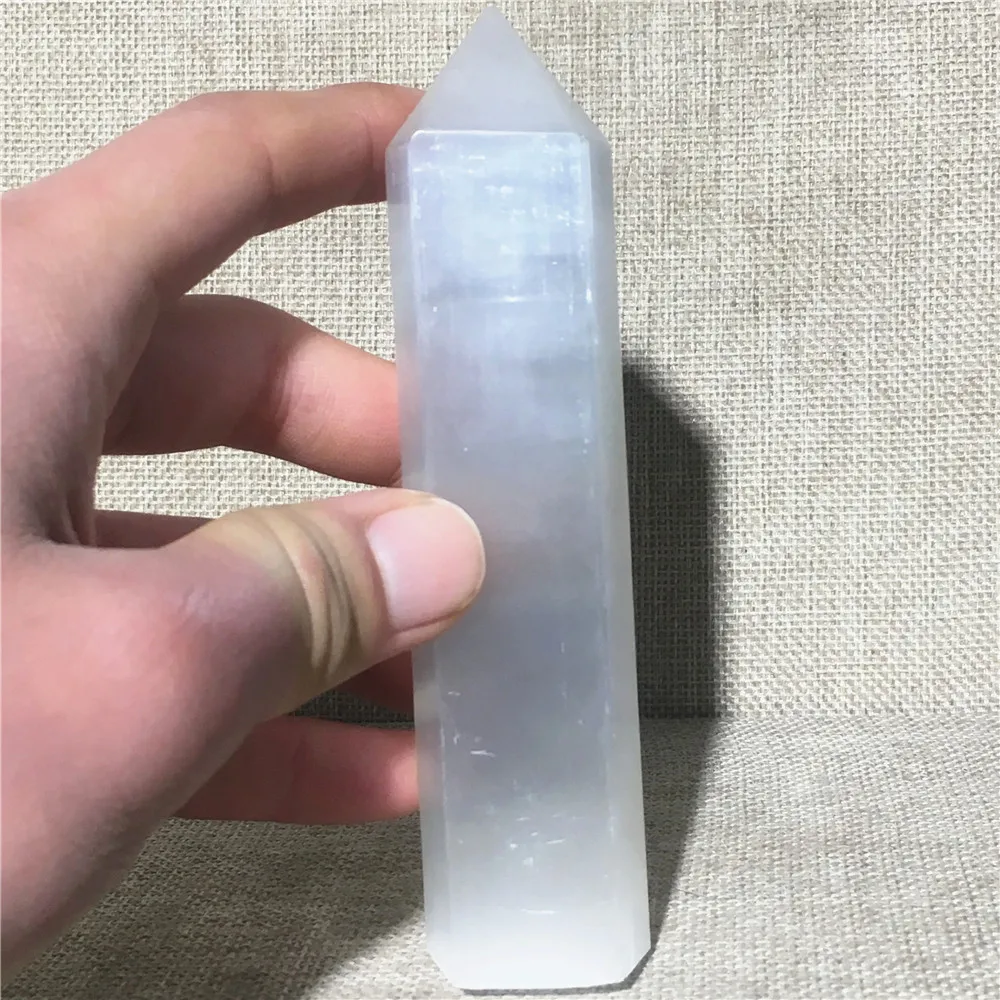 

Natural Selenitum Quartz Crystal Wands Points Home Furnishing Decoration Stone And Crystal Crystal Rod Column