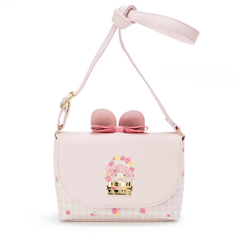 

Женские розовые сумки через плечо Милая кошка, кролик Ears для девочек, модная мультяшная милая сумка-мессенджер через плечо, белая кожаная детская сумка-слинг