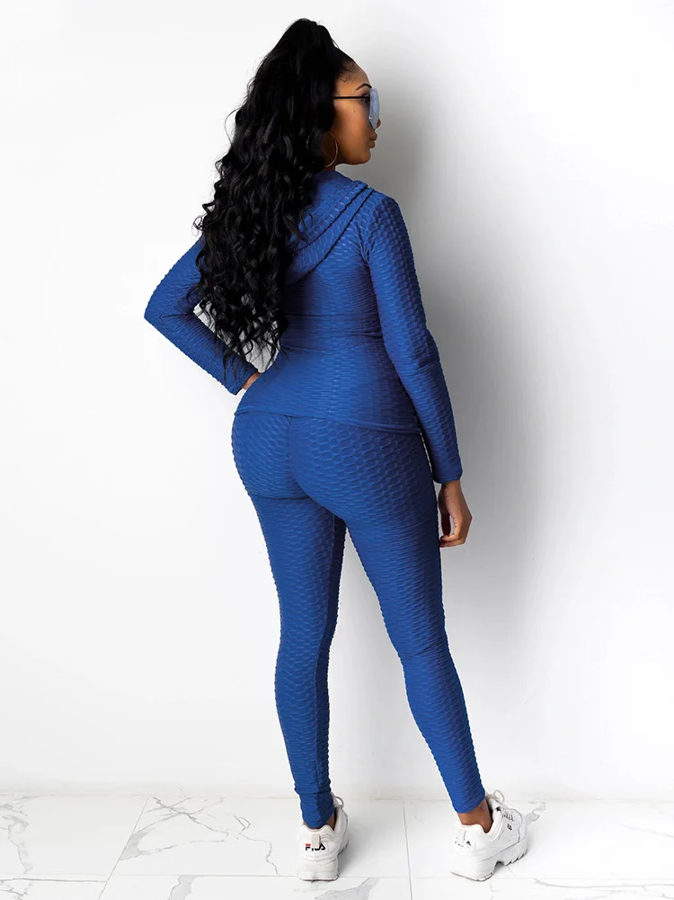 

FNOCE autumn winter women playsuits fashion casual solid color Hooded Sweater Long-Sleeved zipper skinny jumpsuits one-piece