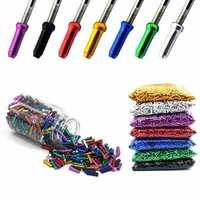 50pcs 2mm bike cable end caps for mtb aluminium alloy bicycle brake wire terminal housing ferrules crimps wire tip dust cover