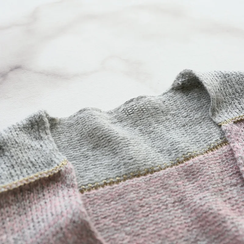 Женский трикотажный комплект из двух предметов Свободный кардиган с длинным