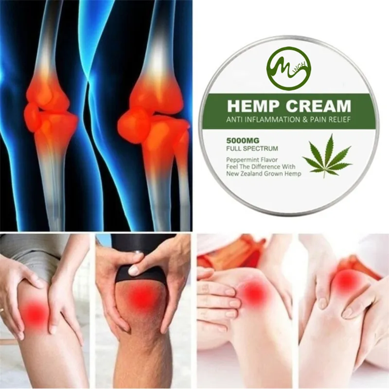 Minch CBD Hemp Cream Neck Pain Neck Relief Cream Anti-wrinkle Nourishing Arthritis Pain Relief Hemp Seeds Cream