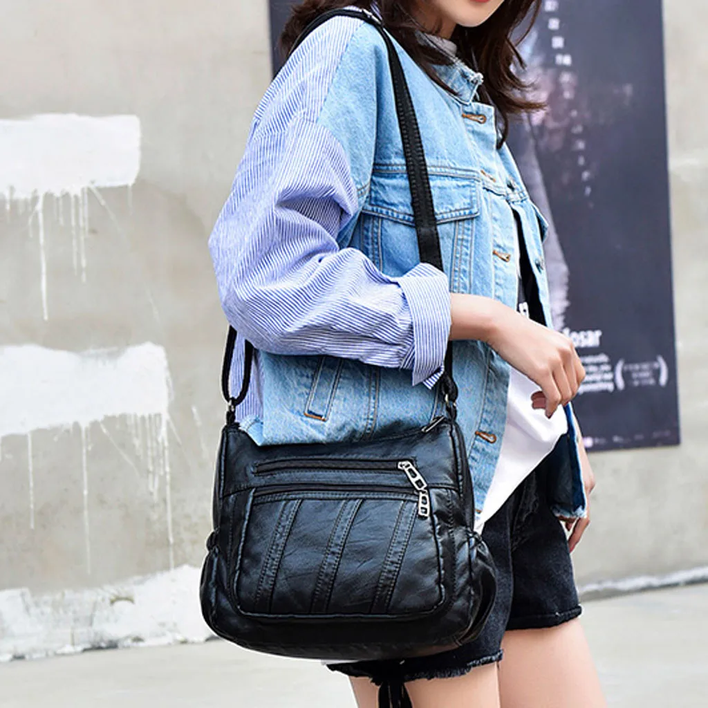 Вместительные сумки-мессенджеры на плечо для женщин дамские сумочки телефона