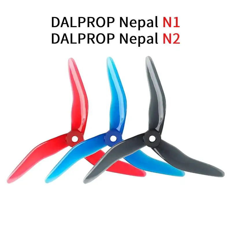 

12Pairs/24PCS DALPROP Nepal N2/N1 T5142.5 51435 5.1inch 3Blade CW CCW Propellers for FPV Racing Drone RC Quadcopter DIY Part