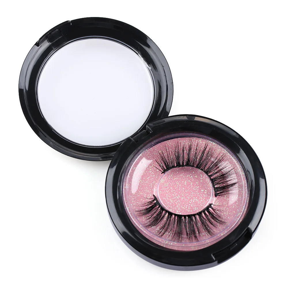 Профессиональные модные пластиковые новые женские накладные ресницы чехол для