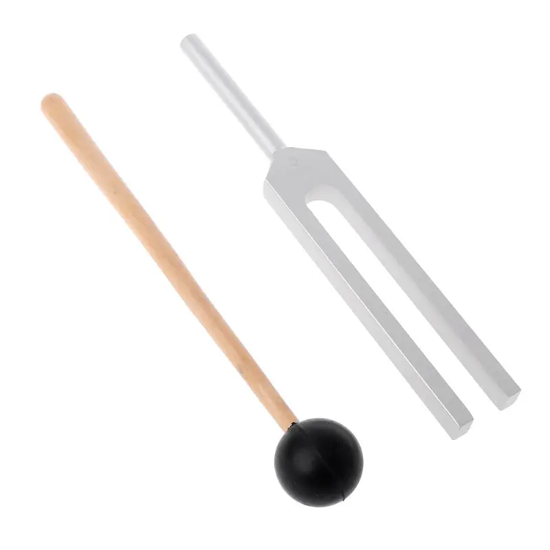 512 Гц алюминиевая тюнинговая вилка + молоток чакра шаровой Диагностический для