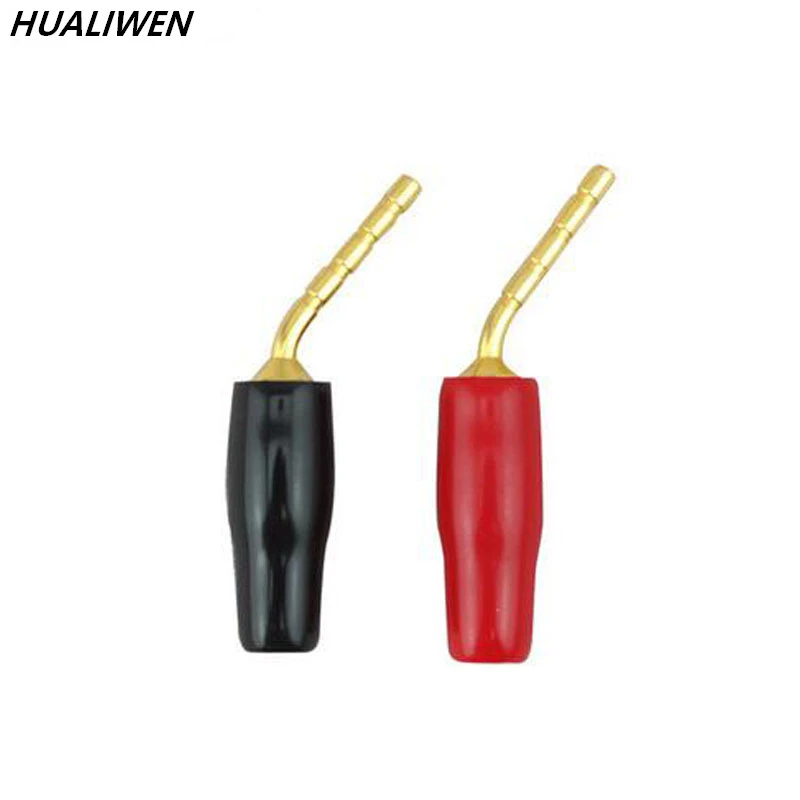 2 шт. высококачественные мм банановые штекеры для динамиков Amp Проводные штыри