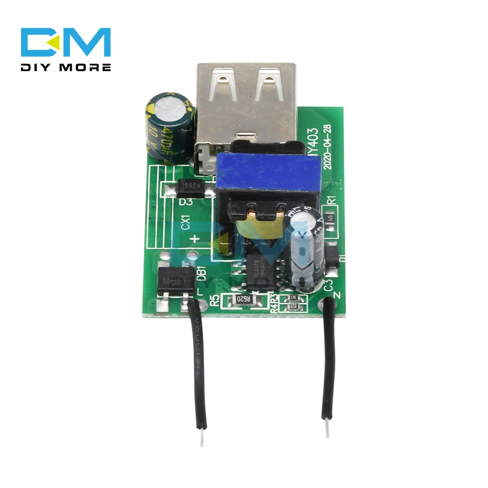 12V 24V 36V 48V 72V 5V 1A понижающий преобразователь стабилизатор DC модуль USB