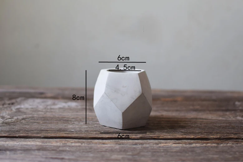 

Geometric cement flowerpot mold DIY desk pendent concrete molds