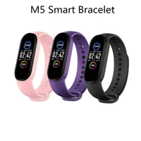 m5 smart bracelet heart rate blood pressure health smart watch with bluetooth compatible pedometers wristband fitness tracker