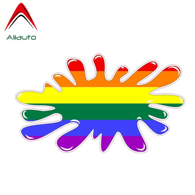 

Забавная наклейка для автомобиля Aliauto, брызги для геев, радуги, украшение, покрытие, царапины, Аксессуары для автомобилей и мотоциклов, накле...